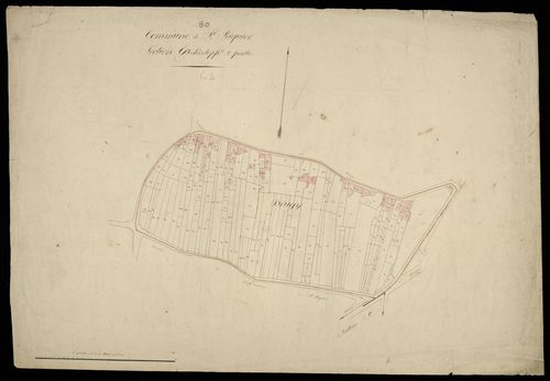 Plan du cadastre napoléonien - Saint-Riquier (Saint Riquier) : Drugy, G développement 2ème partie