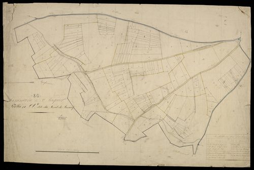 Plan du cadastre napoléonien - Saint-Riquier (Saint Riquier) : Fond de Bersacq (Le), A
