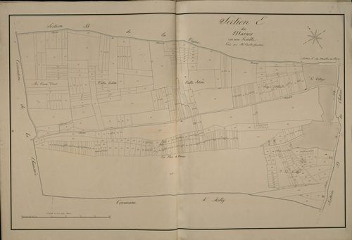 Plan du cadastre napoléonien - Saint-Sauveur : Marais (Le), E