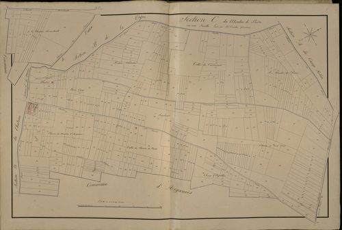 Plan du cadastre napoléonien - Saint-Sauveur : Moulin de Pierre (Le), C