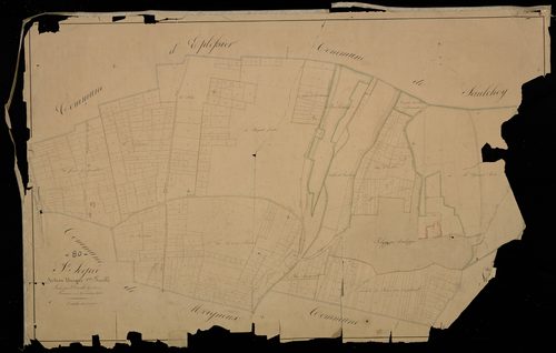 Plan du cadastre napoléonien - Sainte-Segree (Saint-Ségrée) : section unique 1ère feuille