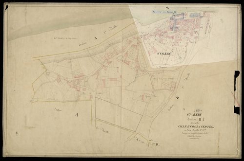 Plan du cadastre napoléonien - Saint-Valery-sur-Somme (Saint Valery) : Ville (La) ; Fertée (La), B1