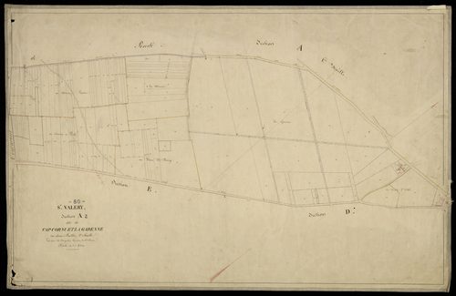 Plan du cadastre napoléonien - Saint-Valery-sur-Somme (Saint Valery) : Cap Hornu (Le) ; Garenne (La), A2