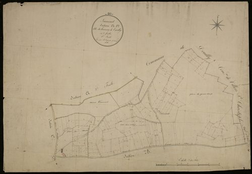 Plan du cadastre napoléonien - Sancourt : Hameau de Cuvilly (Le), A1