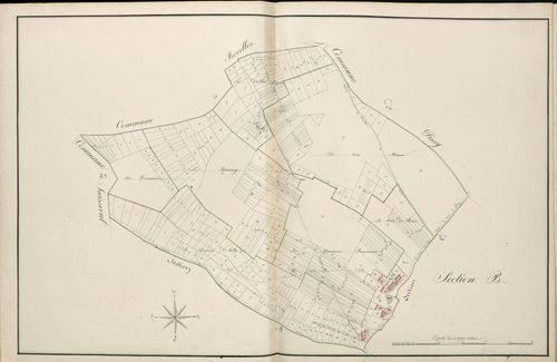 Plan du cadastre napoléonien - Atlas cantonal - Seux : B