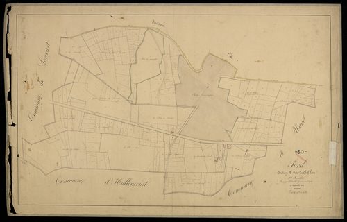 Plan du cadastre napoléonien - Sorel : Chef-lieu (Le), B1