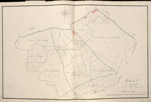 Plan du cadastre napoléonien - Atlas cantonal - Soyecourt : C
