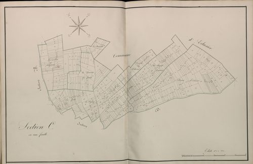 Plan du cadastre napoléonien - Atlas cantonal - Suzanne : C