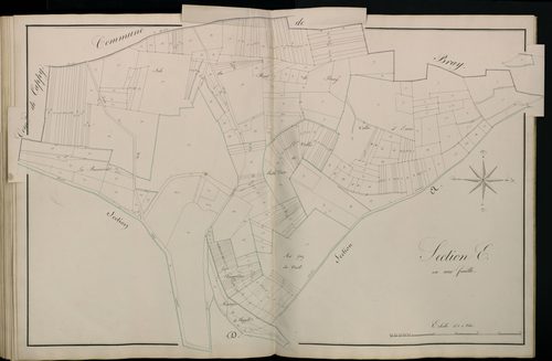 Plan du cadastre napoléonien - Atlas cantonal - Suzanne : E