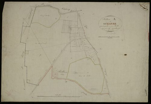Plan du cadastre napoléonien - Suzanne : Billon, A1