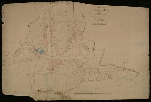 Plan du cadastre napoléonien - Suzanne : Suzanne, D1