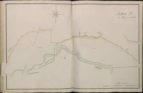 Plan du cadastre napoléonien - Atlas cantonal - Suzanne : D2