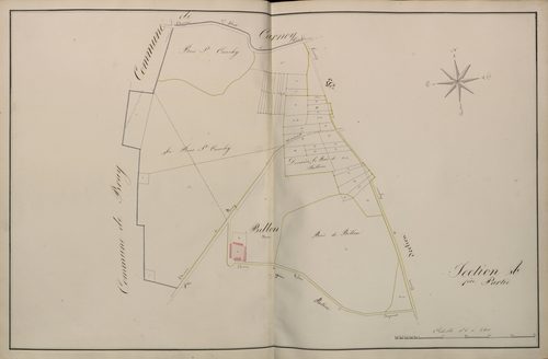Plan du cadastre napoléonien - Atlas cantonal - Suzanne : A1