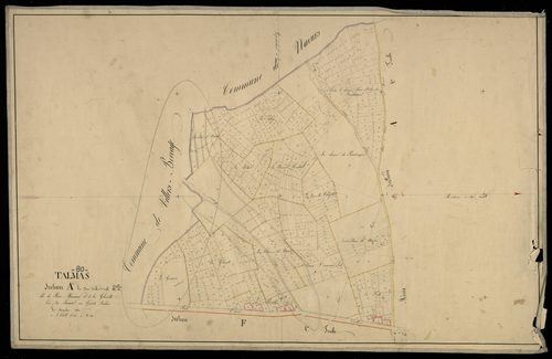Plan du cadastre napoléonien - Talmas : Bois de Monsieur (Le) ; Gloriette (La), A2