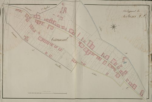 Plan du cadastre napoléonien - Terramesnil : A2 et C2