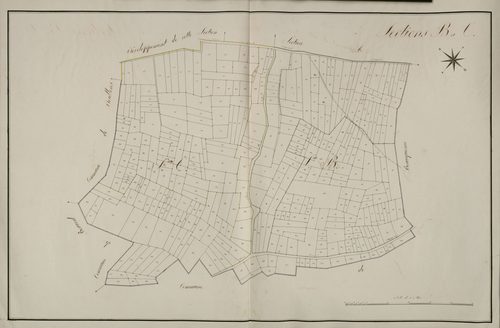 Plan du cadastre napoléonien - Terramesnil : B et C1