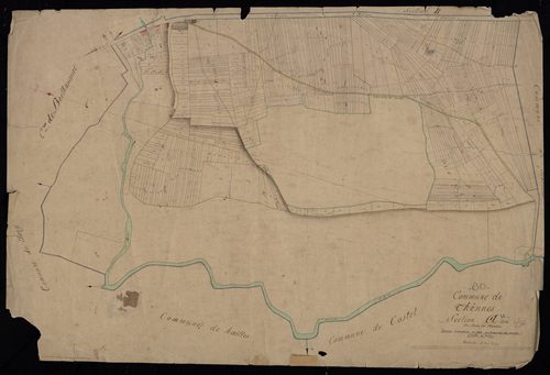 Plan du cadastre napoléonien - Thennes : Bois de Thennes (Le), A