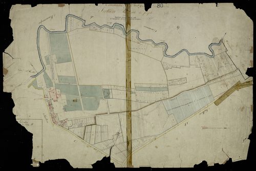Plan du cadastre napoléonien - Thezy-Glimont (Thésis) : Peuple (Le), D (remembrée en 1925)