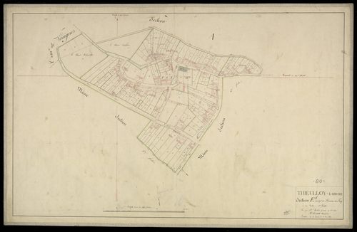 Plan du cadastre napoléonien - Thieulloy-L'abbaye : Hameau de Fay (Le), E1