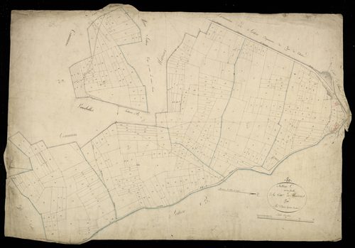 Plan du cadastre napoléonien - Thievres : C