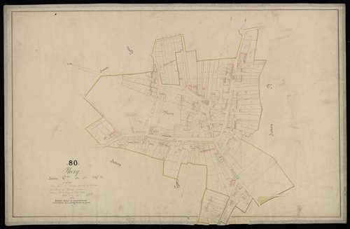 Plan du cadastre napoléonien - Thory : Chef-lieu (Le), C