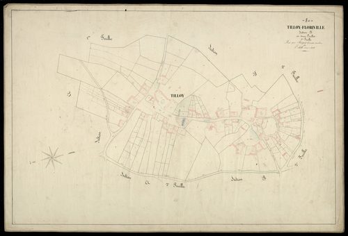 Plan du cadastre napoléonien - Tilloy-Floriville : B1