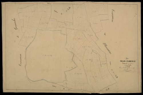 Plan du cadastre napoléonien - Tilloy-Floriville : Hélicourt, C2