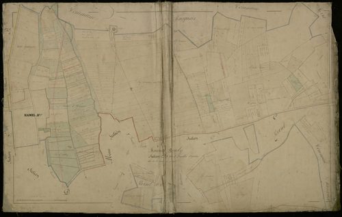 Plan du cadastre napoléonien - Tincourt-Boucly (Tincourt Boucly) : Couture du Poirier (La), B1