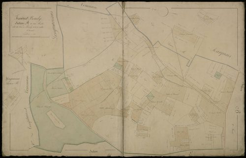 Plan du cadastre napoléonien - Tincourt-Boucly (Tincourt Boucly) : Bois de Boucly (Le) ; Vallée d'Hamel (La), A