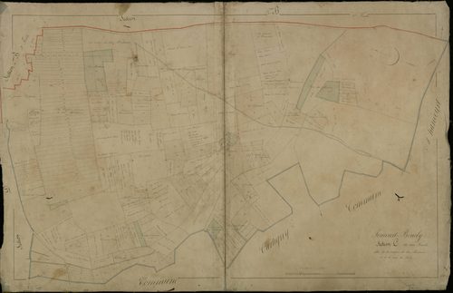 Plan du cadastre napoléonien - Tincourt-Boucly (Tincourt Boucly) : Couture du Bois Madame (La) ; Pièce de Belloy (La), C