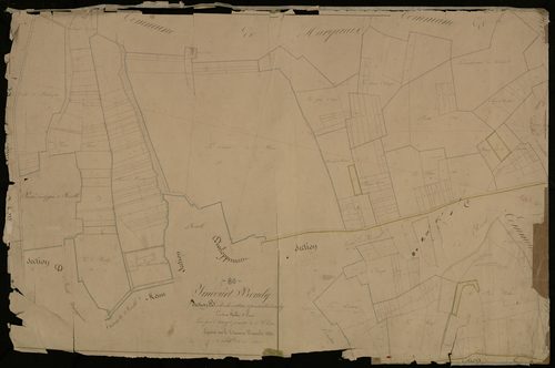 Plan du cadastre napoléonien - Tincourt-Boucly : Couture du Poirier (La) ; Boucly, B1