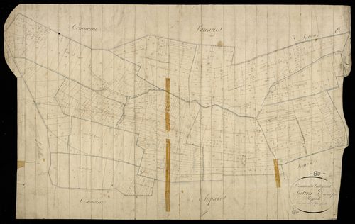 Plan du cadastre napoléonien - Toutencourt : Heppeville, D