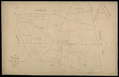 Plan du cadastre napoléonien - Translay (Le) (Translay) : Busmenard, A