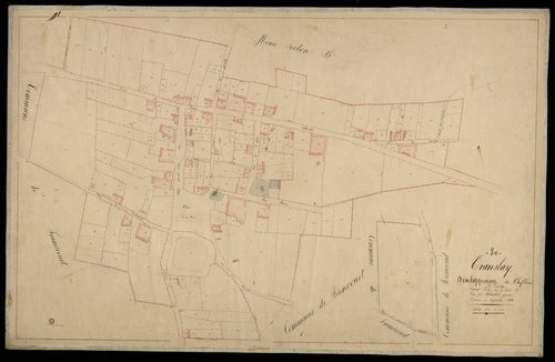 Plan du cadastre napoléonien - Translay (Le) (Translay) : Chef-lieu (Le), B2