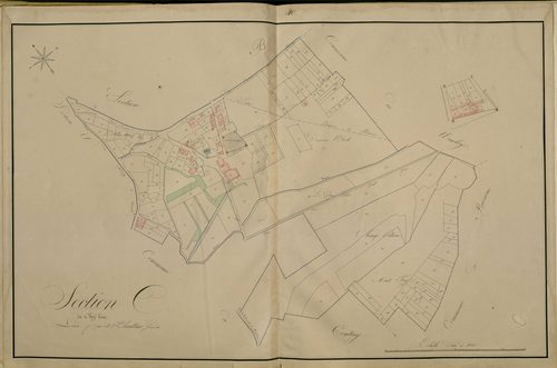 Plan du cadastre napoléonien - Atlas cantonal - Vadencourt : Chef Lieu (Le), C