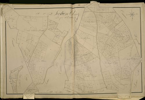 Plan du cadastre napoléonien - Atlas cantonal - Vadencourt : A1 et A2