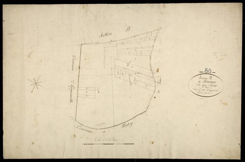 Plan du cadastre napoléonien - Varennes : D2