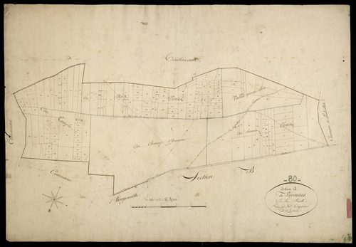 Plan du cadastre napoléonien - Varennes : A