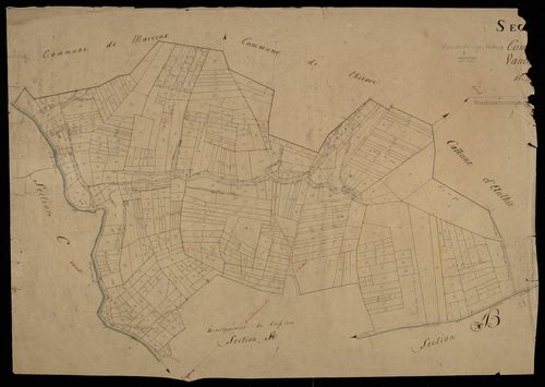 Plan du cadastre napoléonien - Vauchelles-Les-Authie (Vauchelle les Authies) : [A]