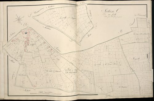 Plan du cadastre napoléonien - Atlas cantonal - Vauvillers : C