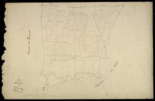 Plan du cadastre napoléonien - Velennes : Carrières (Les), B