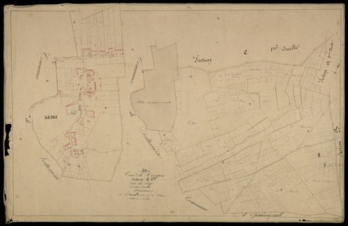Plan du cadastre napoléonien - Vergies : Fay (Le), C2