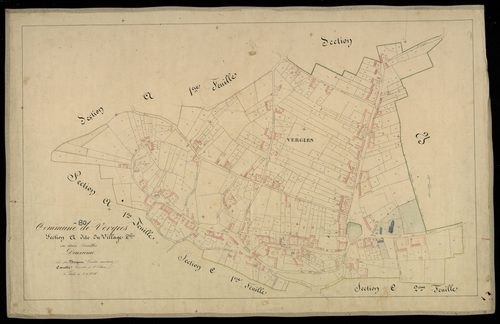 Plan du cadastre napoléonien - Vergies : Village (Le), A2