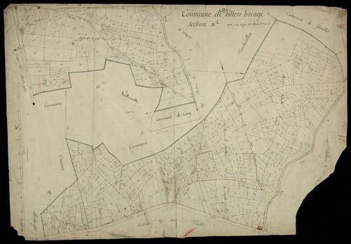 Plan du cadastre napoléonien - Villers-Bocage : D1