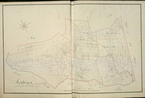 Plan du cadastre napoléonien - Atlas cantonal - Villers-Bocage (Villers Bocage) : E2