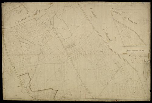 Plan du cadastre napoléonien - Villers-Bretonneux : Bois de Belloy (Le), A