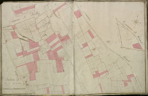 Plan du cadastre napoléonien - Villers-Bretonneux : A - Bois de Belloy (Le)