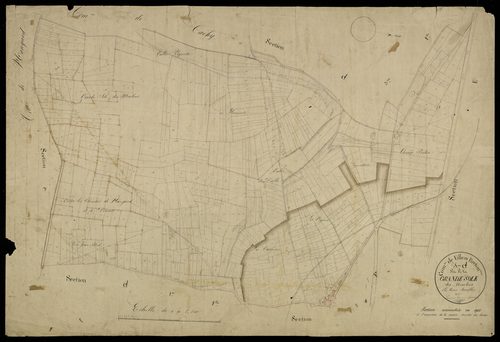 Plan du cadastre napoléonien - Villers-Bretonneux : Grande sole des moulins (La), D2
