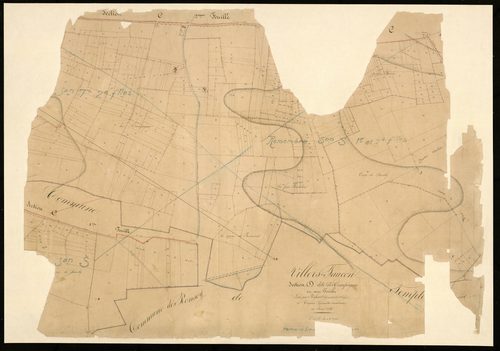 Plan du cadastre napoléonien - Villers-Faucon : Campagnes (Les), D