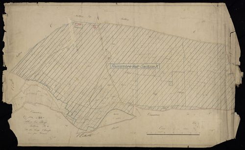 Plan du cadastre napoléonien - Villers-Les-Roye : Longs Champs (Les), B